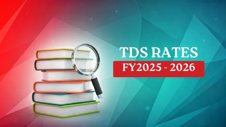 TDS Rates Chart PDF 2025-26