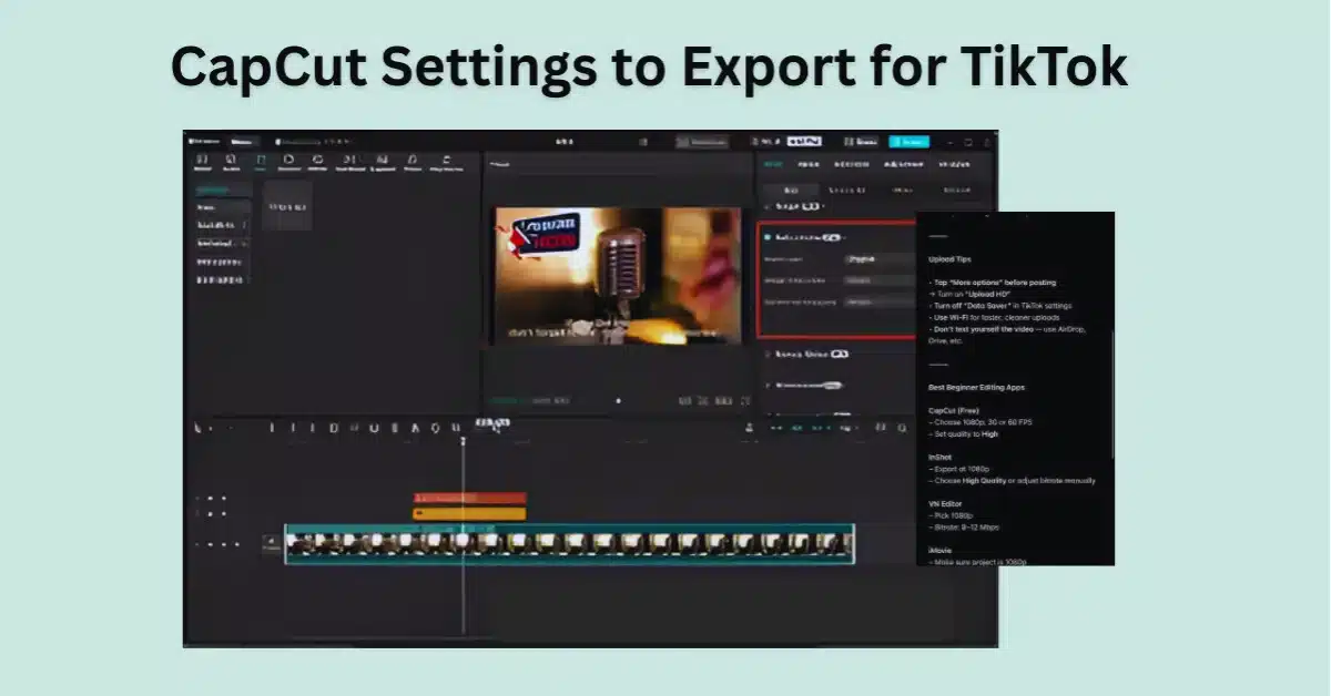 Best CapCut Settings to Export for TikTok 2026